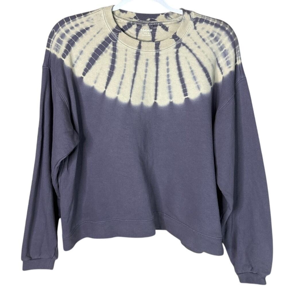 Madewell Tie-Dye (Re)sourced Cotton Swing Sweatshirt Coastal Granite Size Small